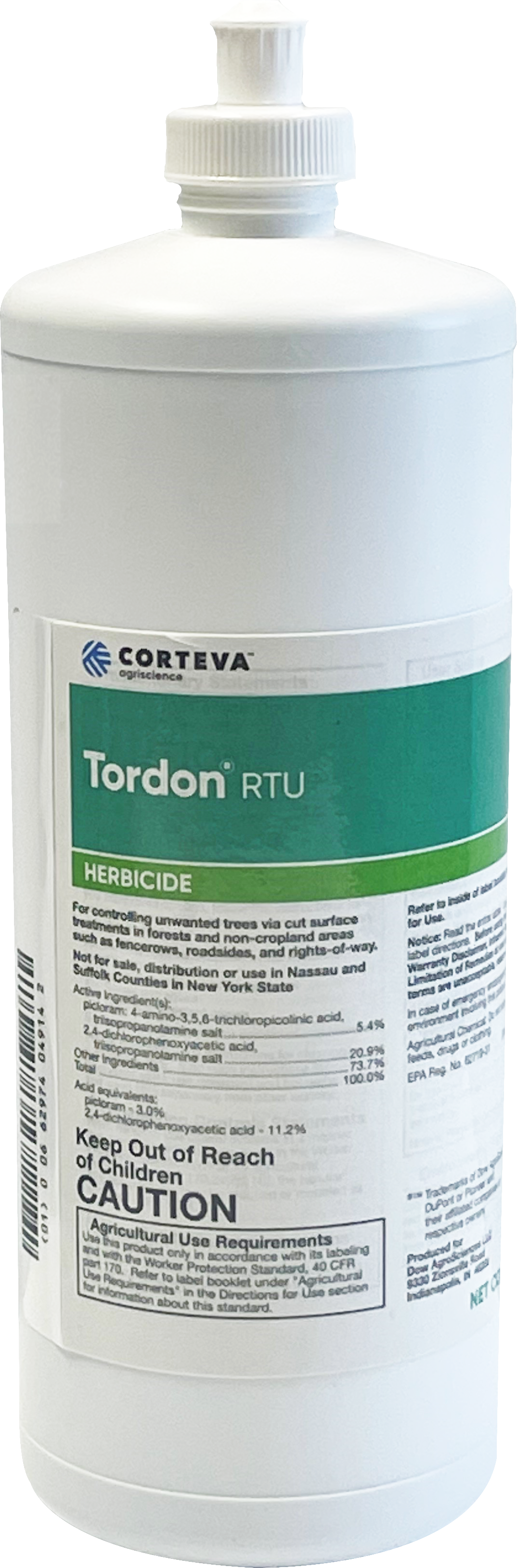 Tordon RTU 1 Quart Bottle 12/cs - Herbicides